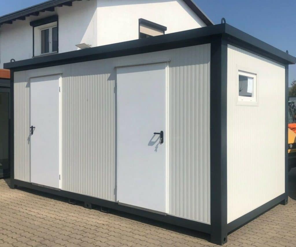 Sozialer Wohnungsbau in Containern